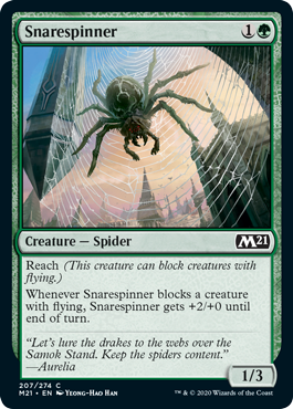 Snarespinner (Magic 2021 Core Set) Light Play