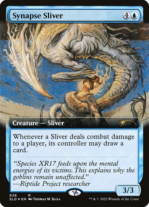Synapse Sliver (Extended Art) (Secret Lair) Light Play Foil