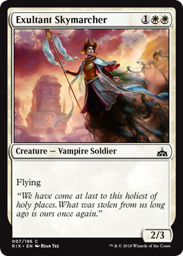 Exultant Skymarcher (Rivals of Ixalan) Light Play