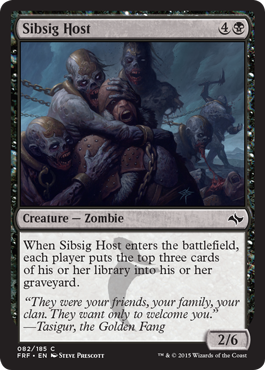 Sibsig Host (Fate Reforged) Light Play