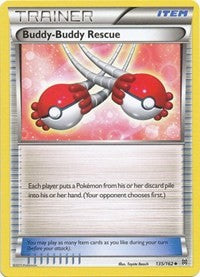 Buddy-Buddy Rescue (XY - BREAKthrough) Medium Play Reverse Holofoil