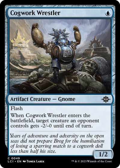 Cogwork Wrestler (The Lost Caverns of Ixalan) Light Play