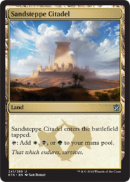 Sandsteppe Citadel (Khans of Tarkir) Light Play
