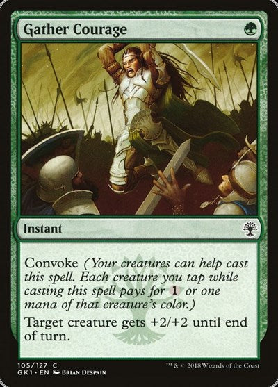 Gather Courage (Guilds of Ravnica: Guild Kits) Light Play