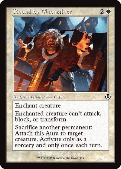 Bound by Moonsilver (Retro Frame) (Innistrad Remastered) Light Play