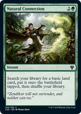 Natural Connection (Commander 2020 Ikoria) Light Play