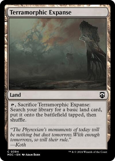 Terramorphic Expanse (Commander: Modern Horizons 3) Light Play