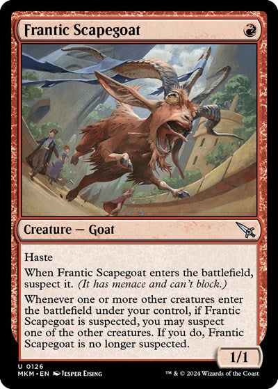 Frantic Scapegoat (Murders at Karlov Manor) Light Play