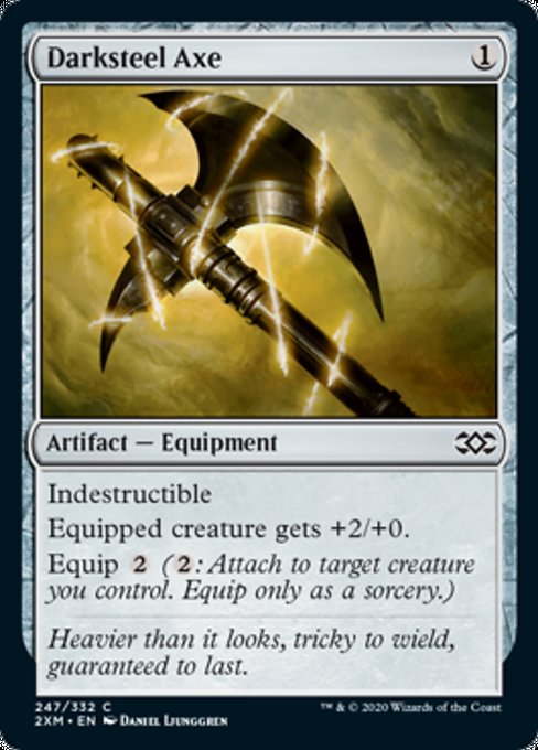 Darksteel Axe (Double Masters) Light Play