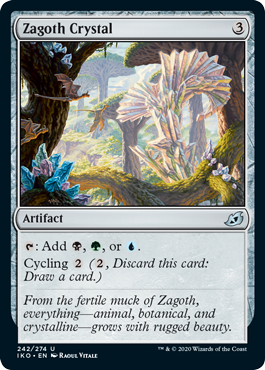 Zagoth Crystal (Ikoria: Lair of Behemoths) Light Play Foil