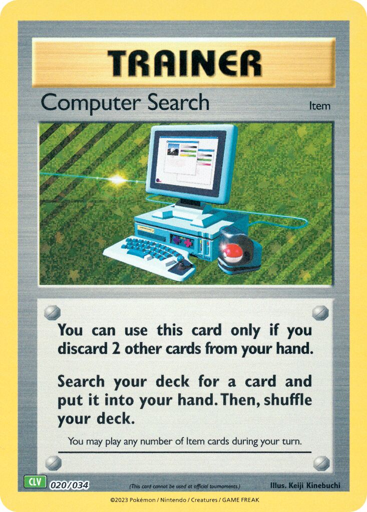 Computer Search (CLV) (Trading Card Game Classic) Light Play Holofoil