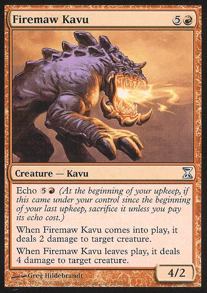 Firemaw Kavu (Time Spiral) Medium Play