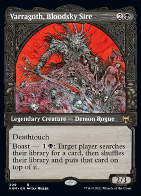 Varragoth, Bloodsky Sire (Showcase) (Kaldheim) Light Play