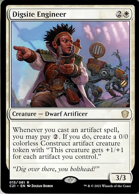 Digsite Engineer (Commander 2021 Strixhaven) Light Play