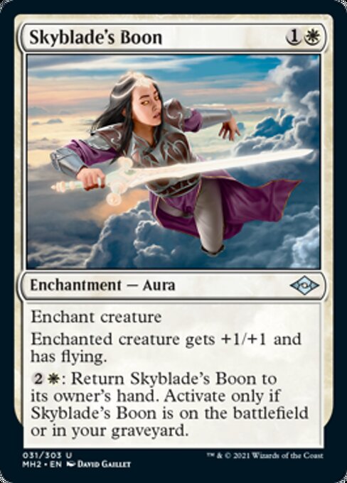 Skyblade's Boon (Modern Horizons 2) Light Play