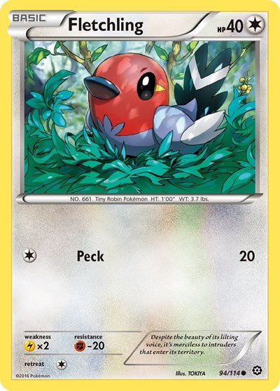 Fletchling (XY - Steam Siege) Medium Play