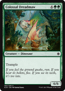 Colossal Dreadmaw (Ixalan) Light Play