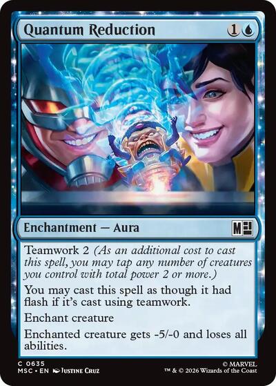 Quantum Reduction (Commander: Marvel Super Heroes) Light Play