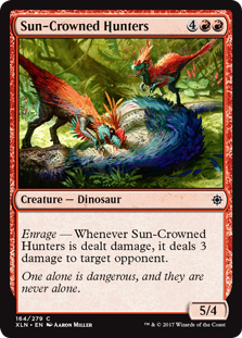 Sun-Crowned Hunters (Ixalan) Light Play