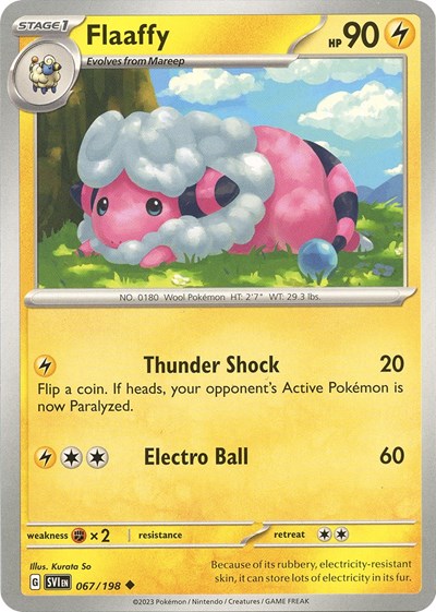 Flaaffy (Scarlet and Violet: Base Set) Light Play