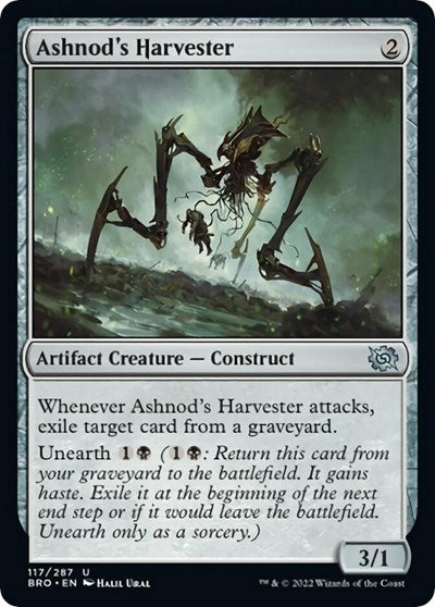 Ashnod's Harvester (The Brothers' War) Light Play Foil