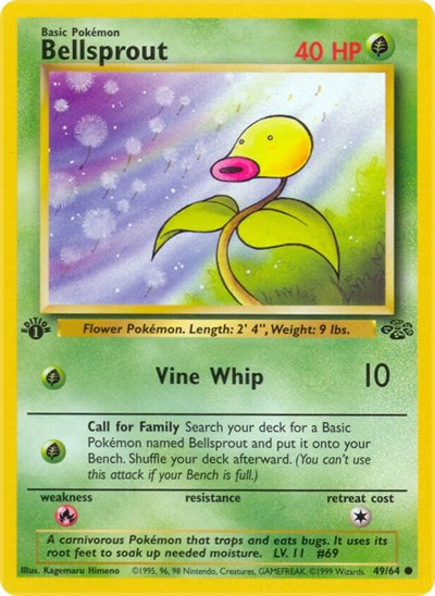 Bellsprout (Jungle) Medium Play Unlimited