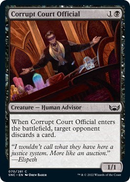 Corrupt Court Official (Streets of New Capenna) Light Play