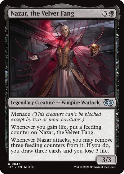 Nazar, the Velvet Fang (Anime) (Foundations Jumpstart) Light Play