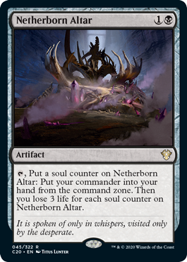 Netherborn Altar (Commander 2020 Ikoria) Light Play