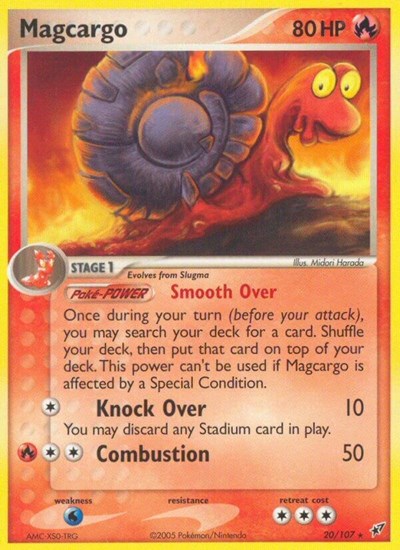 Magcargo - 020 (Deoxys) Light Play