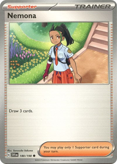 Nemona (Scarlet and Violet: Base Set) Light Play Reverse Holofoil