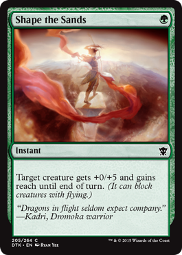 Shape the Sands (Dragons of Tarkir) Light Play