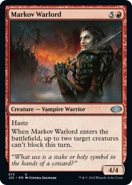 Markov Warlord (Jumpstart 2022) Light Play