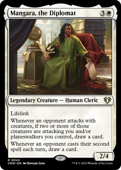 Mangara, the Diplomat (Commander Masters) Light Play