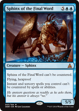 Sphinx of the Final Word (Oath of the Gatewatch) Light Play