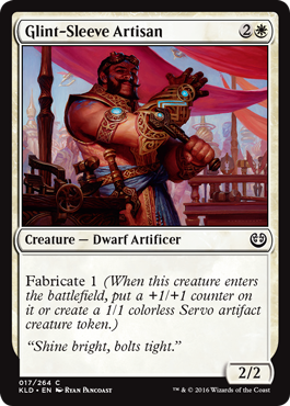 Glint-Sleeve Artisan (Kaladesh) Light Play Foil