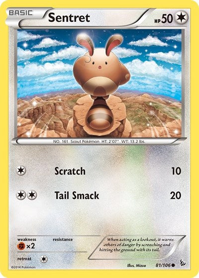 Sentret (XY - Flashfire) Damaged / Poor
