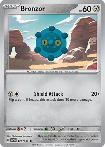 Bronzor (SV08: Surging Sparks) Light Play