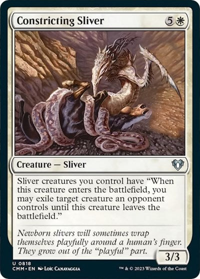 Constricting Sliver (Commander Masters) Light Play
