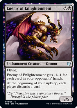 Enemy of Enlightenment (Theros Beyond Death) Light Play