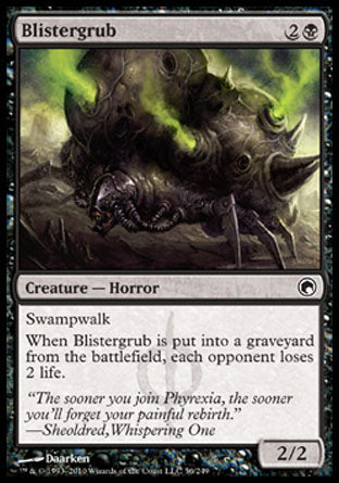 Blistergrub (Scars of Mirrodin) Light Play