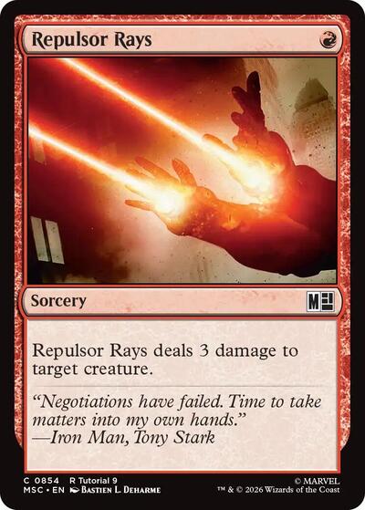 Repulsor Rays (Commander: Marvel Super Heroes) Light Play
