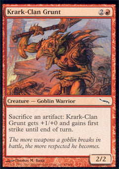 Krark-Clan Grunt (Mirrodin) Medium Play