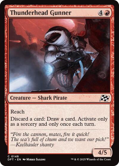 Thunderhead Gunner (Aetherdrift) Light Play Foil