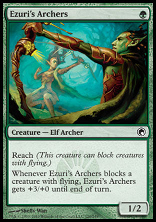 Ezuri's Archers (Scars of Mirrodin) Light Play