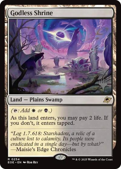 Godless Shrine (Promo Pack: Edge of Eternities) Light Play Foil