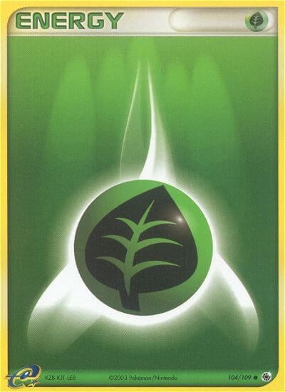 Grass Energy (Ruby and Sapphire) Damaged / Poor