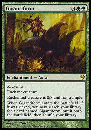 Gigantiform (Zendikar) Light Play