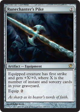 Runechanter's Pike  (Innistrad) Heavy Play