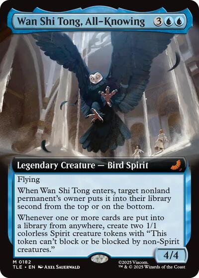 Wan Shi Tong, All-Knowing (Extended Art) (Avatar: The Last Airbender: Eternal-Legal) Light Play Foil